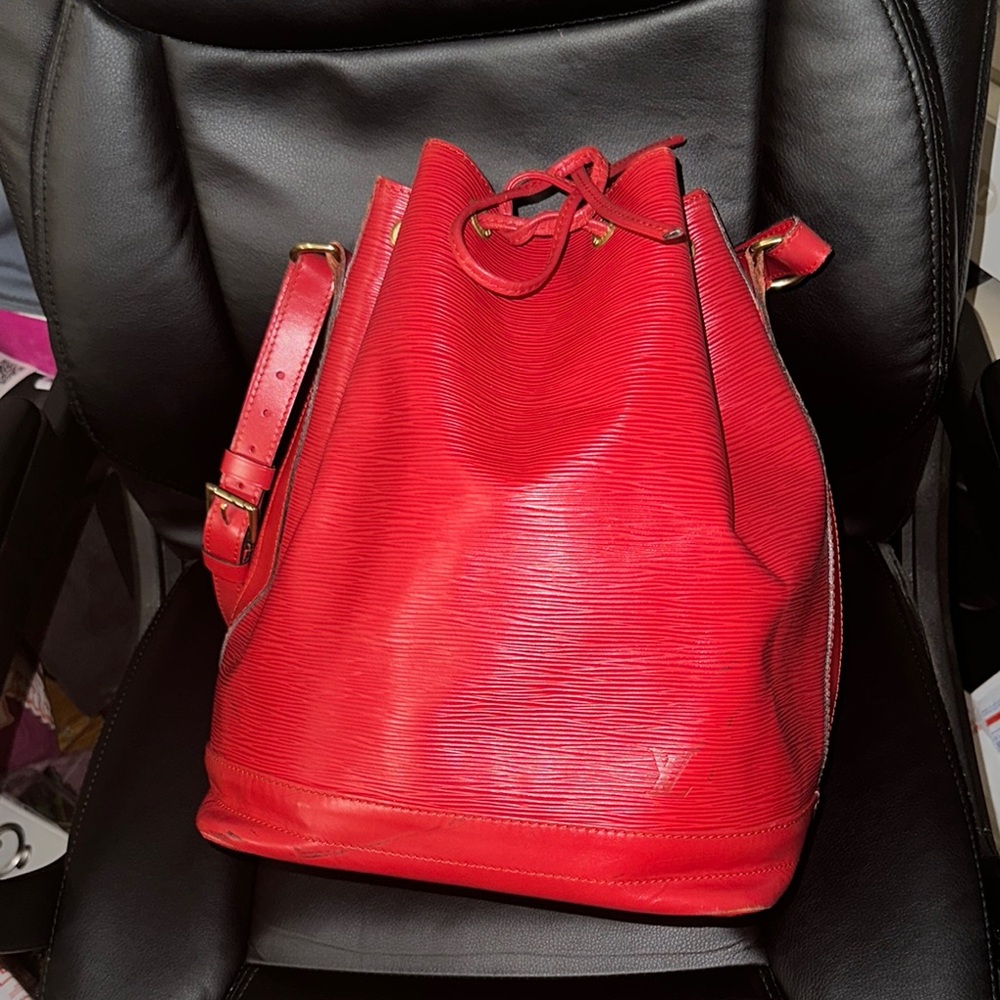 Louis Vuitton Vibrant Red Backpack PREOWNED.